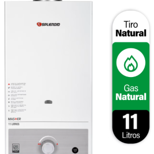 Calefón Splendid Master 11 Litros Tiro Natural Gas Natural Instalado