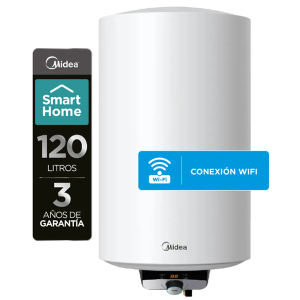 Termo Eléctrico Mural Midea 120 Litros, Wifi + IA, Entrega E Instalación En La Misma Visita.